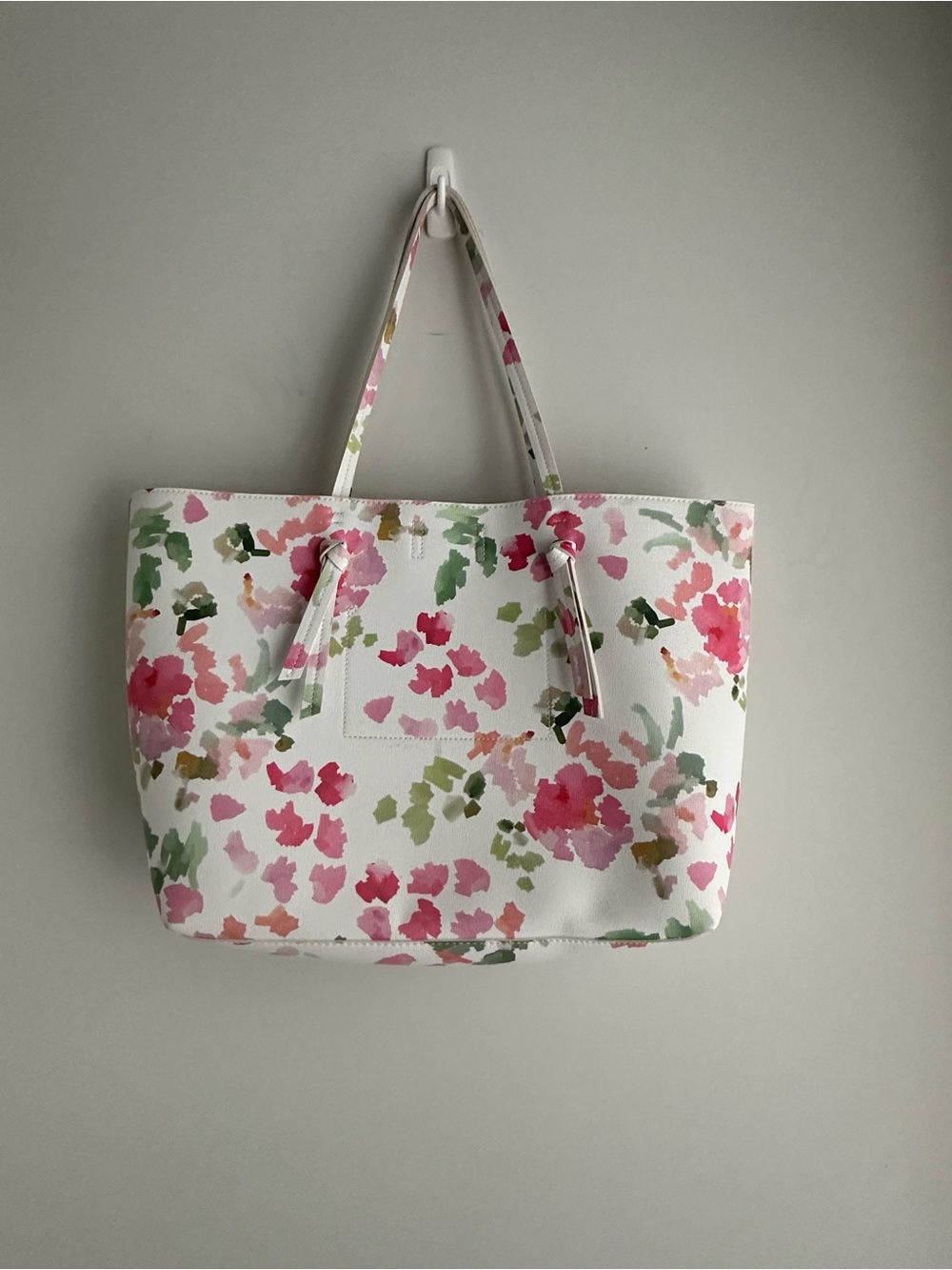 Indigo Floral Tote Bag - Picture 2 of 8